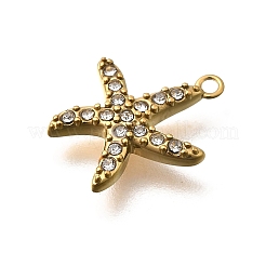 Подвески из нержавеющей стали 304 с микропаве из кубического циркония&nbsp;STAS-Z160-01G-01C