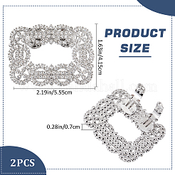 Украшение обуви из сплава со стразами FIND-GF0006-01A-P