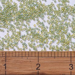 MIYUKIデリカビーズ  シリンダー  日本製シードビーズ  11/0  （db2052)ルミナスアスパラガスグリーン  1.3x1.6mm  穴：0.8mm  約2000PCS /ボトル  10 G /ボトル&nbsp;SEED-JP0008-DB2052