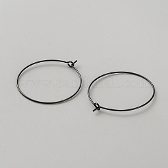 Orecchini a cerchio in acciaio inossidabile 304&nbsp;EJEW-WH0019-70A