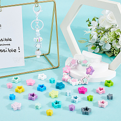 64cs 32 стиля звездочки силиконовые фокусные бусины SIL-SC0002-38