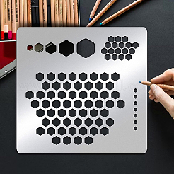 Трафареты для штампов из нержавеющей стали DIY-WH0279-038