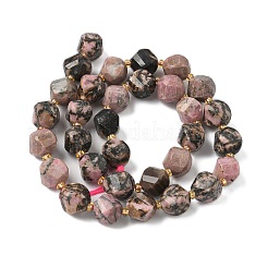 Природные родонит бисер нитей G-U023-A03-01