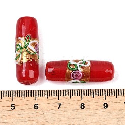 Handmade стеклянные бусины фольги&nbsp;LAMP-K039-36G