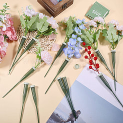 50 шт. пластиковые цветочные трубки для воды&nbsp;AJEW-GL0002-96A