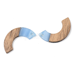 Pendentifs en bois de résine et de noyer&nbsp;RESI-S389-007A