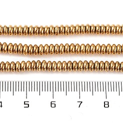 Гальванические нити из синтетических немагнитных гематитовых бусин G-H027-D01-01