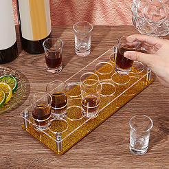 1 Set Schnapsglashalter aus Acryl mit 12 Löchern&nbsp;ODIS-UN0001-04B