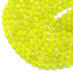 Природных окрашенных нитей бисера нефрита G-K389-E21-01