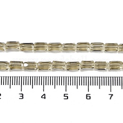 Стеклянные бусины с гальваническим покрытием &nbsp;GLAA-Q101-02A-PL06