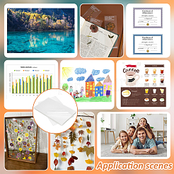 100 шт. пластиковая пленка для ламинирования&nbsp;AJEW-WH0606-55E