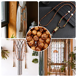 360 шт. Бусины из натурального дерева&nbsp;WOOD-OC0004-29B