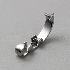 Uhrenarmbandverschlüsse aus chirurgischem Edelstahl 316&nbsp;STAS-WH0037-08P