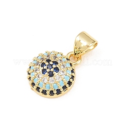 Латунные микро проложить кубического циркония подвески&nbsp;KK-C162-028G