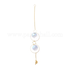 Campanelli eolici aurora di cristallo appesi&nbsp;HJEW-Z003-10