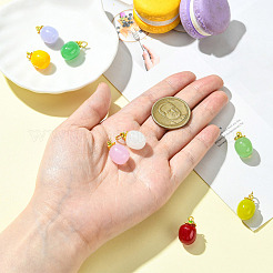 8шт 8 цвета подвески ручной работы лэмпворк&nbsp;LAMP-CJ0002-59