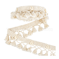 5 ярд хлопкового кружева с кисточками&nbsp;OCOR-PH0007-58