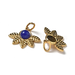 Ионное покрытие (ip) нержавеющей стали 304 с подвесками из натуральных и синтетических драгоценных камней STAS-G351-24G