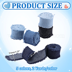 5 cinta vaquera de poliéster de 5 colores&nbsp;OCOR-WR0002-14A