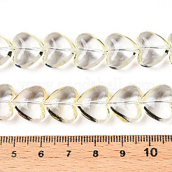 Прозрачные стеклянные бусины нити&nbsp;GLAA-T023-13C