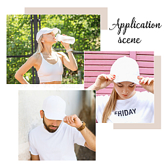 Baseballkappe aus Polyester&nbsp;AJEW-WH0455-295