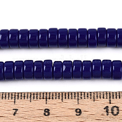 Opake Volltonglasperlenstränge&nbsp;X-GLAA-N026-3x6mm-09