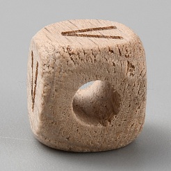 Bois perles européennes&nbsp;WOOD-WH0022-50V