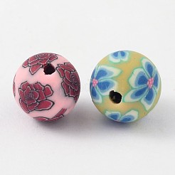 8 мм ручной полимерной глины бусы&nbsp;X-FM198Y