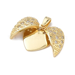 Латунные микропаве кубические цирконии открывающиеся подвески&nbsp;KK-Z143-04G-02