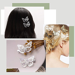 12 шт. 2 стиля железные заколки для волос из кожи аллигатора для женщин и девочек&nbsp;PHAR-SP0001-28B