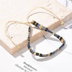 Bracelets coulissants ajustables en perles de verre tila&nbsp;ZN9527-2