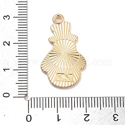 Новогодняя тема сплава эмали подвески ENAM-D060-04B