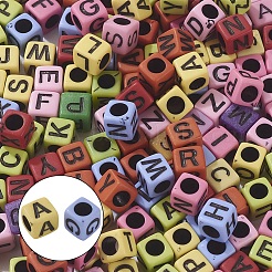 Наборы браслетов для стрейч-браслетов с кубическими бусинами 6 мм на детский день&nbsp;DIY-YW0001-82