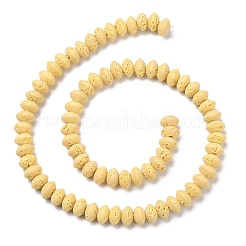 Brins de perles de pierre de lave synthétique&nbsp;G-B087-02A-05