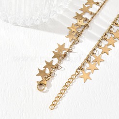 Charm-Armbänder aus 304 Edelstahl für Damen&nbsp;BJEW-D466-06G