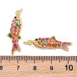 Pendentifs d'émail en laiton &nbsp;KK-CBA3297-05A-G01