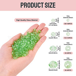 4 прядь 4 вида стеклянных бусин&nbsp;EGLA-TA0012-97B