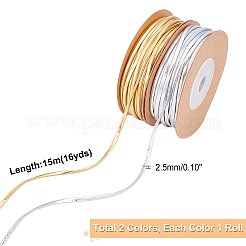 2 rouleau de cordon en polyester bicolore&nbsp;OCOR-PH0001-42