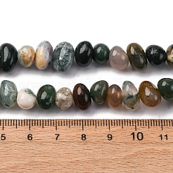 Природного индийского агата бисер нитей G-RM250109-B6