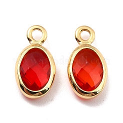 Экологически чистая латунь со стеклянными подвесками&nbsp;KK-K268-01O