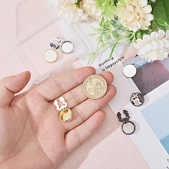 3 пара двухцветных латунных запонок BUTT-CA0001-22