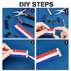 32 шт. 16-х видов латунных ленточных обжимных наконечников KK-PH0009-44