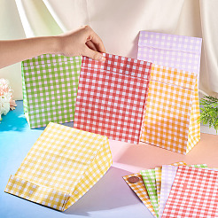 20 busta di carta rettangolare bicolore con motivo tartan&nbsp;CARB-TA0001-16