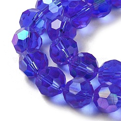 Гальванизируйте прозрачное стекло бисер нитей&nbsp;EGLA-A035-T10mm-L21