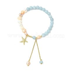 Braccialetti con ciondoli in acciaio inossidabile/lega 304&nbsp;BJEW-JB13982