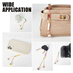 6 шт. милые ремешки для смартфона maneki neko HJEW-PH01586