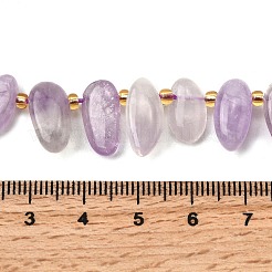 Природный аметист нитей бисера G-Z091-A02