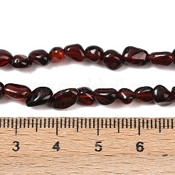 Нити натуральных гранатовых бусин&nbsp;LS-G-H330-B01