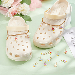 Осенняя тема грибной сплав эмаль подвески&nbsp;HJEW-PH01845