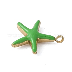304 Edelstahl-Emaille-Anhänger&nbsp;STAS-G353-03G-07
